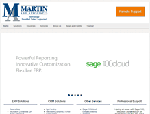 Tablet Screenshot of martinandassoc.com